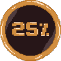 25%